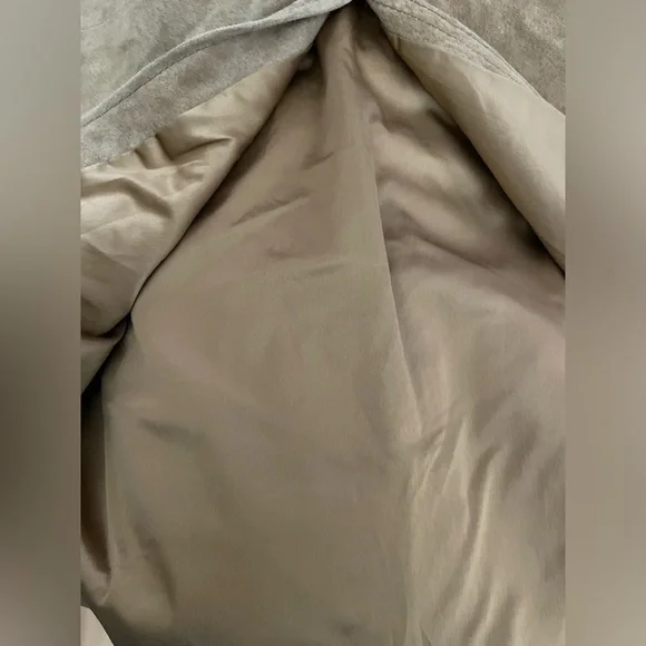 NWT Blank NYC Women’s Real Suede Midi Skirt Pecan Color Size 25 - Picture 8 of 9